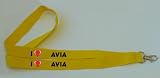 Yellow Neck Strap Lanyard with I Love Avia