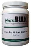 Green Tea-NutraBulk Green Tea 400mg, 1000 Capsules