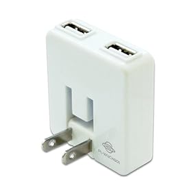 PLANEX �u�[�d���\�v 2�|�[�g�}�������[�d iPod, iPhone, PSP, DS, DSLite, DSi �Ή�USB���o�C���[�d AC�A�_�v�^ PL-WUCHG01�V���[�Y