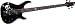 Squier by Fender MB-4 Skull and Crossbones Electric Bass Guitar