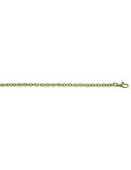 18K Gold Green Cable Silk 3.3mm Necklace 20 Inch