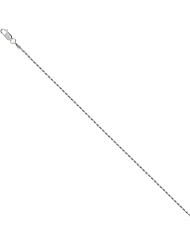 925 Sterling Silver 1.5 mm (1/16 Inch) Spiga Wheat Chain Necklace 18" w/ Lobster Claw Clasp