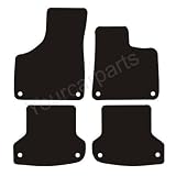 Audi A3-3 Door (8 Clips – Front and Rear Mats) Tailored Car Mats (2003-) Black Ultimate Carpet (Luxury Range)