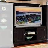 Home Styles 5531-24 Bedford 2-Piece Entertainment Unit, Ebony