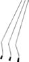 Gibraltar SC-TL1A Floor Tom Legs 9.5Mm 3/Pack