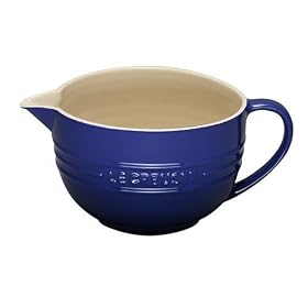 Le Creuset Stoneware Mixing Jug, Graded Blue