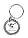 I Love My English Foxhound Key Chain