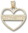 Chevy "Corvette" Heart Charm/Pendant