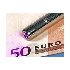 Mini Geldscheintester am Schl�sselbund mit UV LED Falschgeld Tester Geldschein Falschgeldtester Schl�sselanh�nger Pr�fer Pr�f-LED