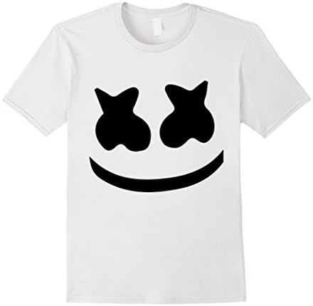 Men's Marshmello Face T-shirt Large White