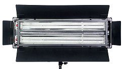 ALZO Video Dimmable Pan-L-Lite Twin with 2 - 55 watt 3200K Video-Lux Bulbs, Honey Comb Filter & Fabric Diffuser