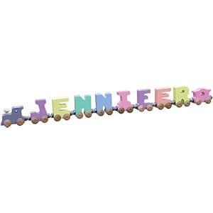 8 Letter Pastel NameTrain by