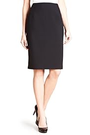 Knee Length Plain Pencil Skirt