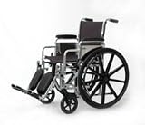 Lightweight Series Wheelchair K0003 - Removable Desk Arms, 18, Swingaway Footrests