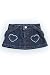 Jean Skirts | Blue Jean Skirts - 20145-Blue Jean Heart Skirt Clothes for 14" - 18" Stuffed Animals and Dolls