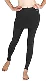JustOneStyle Take Five Women's 191 Skin Tights Compression Leggings Base Layer Black Skirt Pants