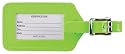 Lewis N. Clark 2-Pack Neon Leather Luggage Tag