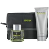 KENNETH COLE REACTION by Kenneth Cole SET-EDT SPRAY 1.7 OZ & HAIR AND BODY WASH 6.7 OZ & TOILETRY BAG for MEN