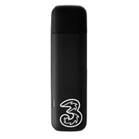 3 Mobile Broadband PrePay Dongle - Black