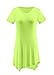 A-Wintage Women's Short Sleeve Loose Fit Tunic Shirt