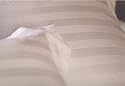 Luxury 300TC White Duvet Cover-Egyptian Cotton-w/3cm Pinstripe,King, King 104"x95", Wrinkle Free