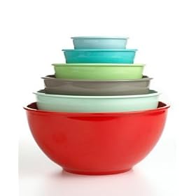 Martha Stewart Collection 6-Piece Multi-Color Melamine Bowl Set by Martha Stewart