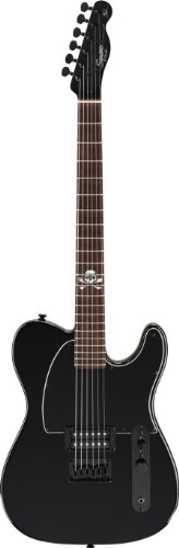 Squier by Fender Avril Lavigne Telecaster Electric Guitar, Rosewood Fingerboard, Black On Sale