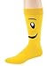 Foot Traffic, Men's Wacky Novelty Socks, Smiley Face (Shoe Sizes 7-12)