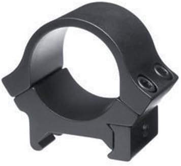 B-Square 30-mm Sport Utility Rings, 0.22 Dovetail-High Rise, See-Through, Matte Black Finish