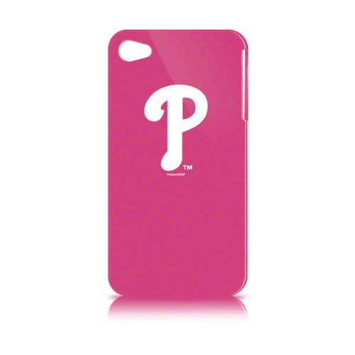 Tribeca  FVA4483 Varsity Jacket Pink Solo for iPhone 4, Philadelphia Phillies - Pink