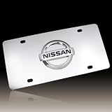 Nissan Logo Chrome License Plate