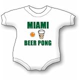 Miami Beer Pong Baby Ultrasoft Onesie