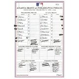 Philadelphia Phillies 2009 Official Dugout Lineup Card - May 16 One Size