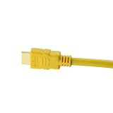 6 foot High Speed HDMI Cable, 28 AWG, Yellow, Tartan Cable brand
