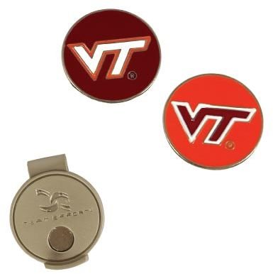 Buy NCAA Virginia Tech Hokies Magnetic Hat Clip With Ball Markers by Team Effort