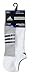 adidas Men's Superlite CC 3-Pack No Show Sock, White/Light Grey/Lighter Grey, 6-12