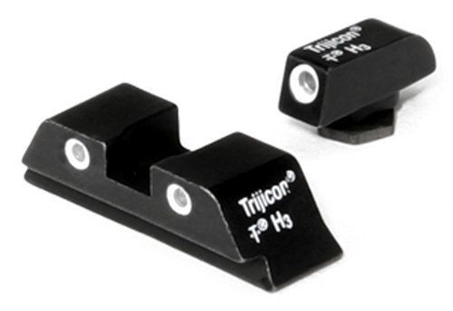 Glock Pistol 3 Dot Front And Rear Night Sight Set