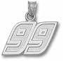 LogoArt Carl Edwards Sterling Silver Medium Driver Number Pendant - CARL EDWARDS One Size