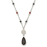 Jeff Gordon #24 Crystal Logo Necklace