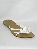 JENNIFER SWII Star Flat in White Leather