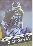 Charles Rogers, Michigan State Spartans - Detroit Lions Autographed Card