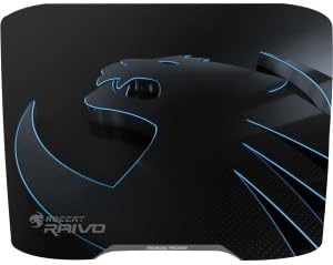 Roccat Raivo Stealth Black - High-Velocity Gaming Mousepad - 0.1" x 13.8" x 10.6" - Stealth Black - Rubber - ROC-13-301