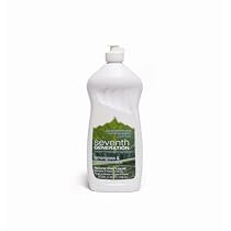 Seventh Generation Natural  Dish Liquid, Lemongrass & Clementine Zest, 25-Oz.  Bottles (Pack of 6)
