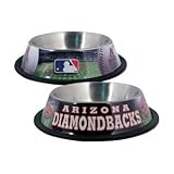 NEW! 32oz Arizona Diamondbacks Stainless Steel Pet Bowl