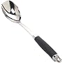 Meyer Anolon Advanced Stainless Steel Solid Spoon with SureGrip Non-slip Handle