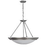 Buy American Fluorescent H8413BNSCT Duomo 4-13 Watt GU24 Pendant, Brushed Nickel with... by American Fluorescent