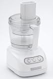 KitchenAid KFP720WH 7-Cup Food Processor with 3-Cup Mini Bowl, White