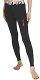 JustOneStyle Take Five Women's 138 Skin Tights Compression Leggings Base Layer Black Running Pants