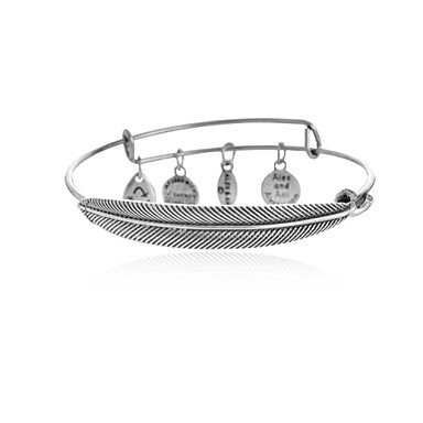 BST Spiritual Armor "Plume" Rafaelian Bangle Bracelet
