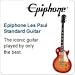 Epiphone Les Paul Standard Electric Guitar, Ebony